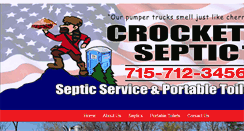 Desktop Screenshot of crockettseptic.com